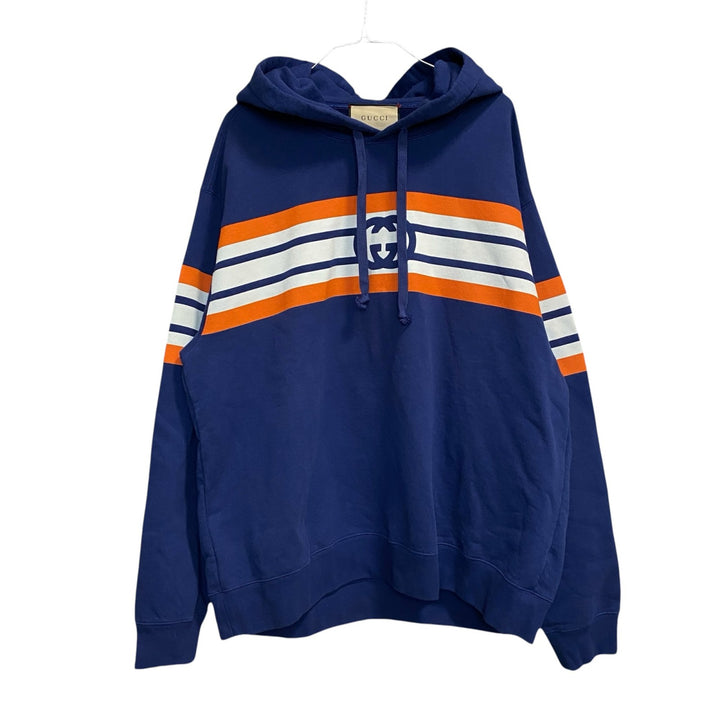 美品 グッチ GUCCI メンズ 646953 パーカー GGマーク XL ビッグサイズ