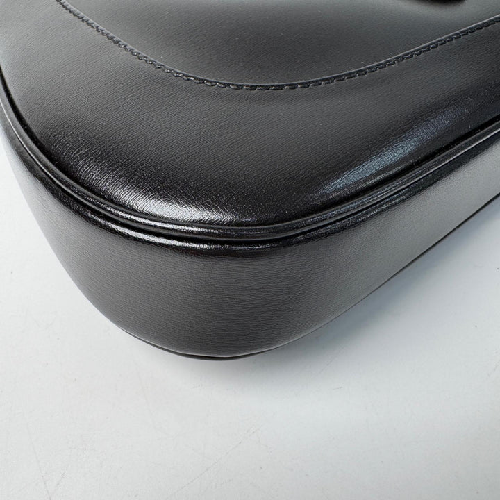 グッチ GUCCI ジャッキー 1961 レザー 2way ショルダーバッグ ハンドバッグ ブラック 636709 斜めがけ クロスボディ レディース