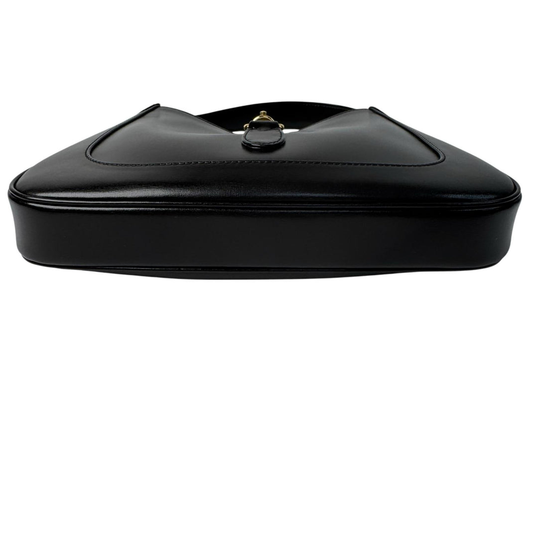グッチ GUCCI ジャッキー 1961 レザー 2way ショルダーバッグ ハンドバッグ ブラック 636709 斜めがけ クロスボディ レディース