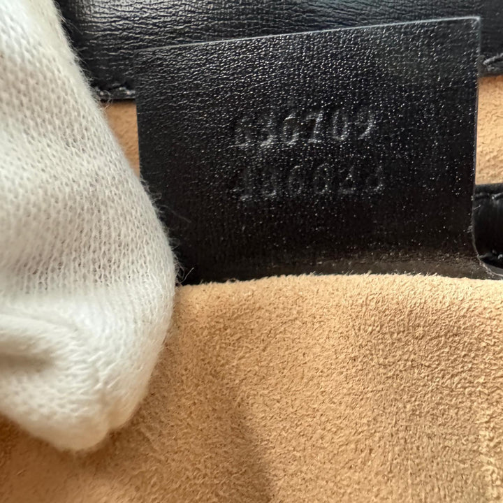グッチ GUCCI ジャッキー 1961 レザー 2way ショルダーバッグ ハンドバッグ ブラック 636709 斜めがけ クロスボディ レディース