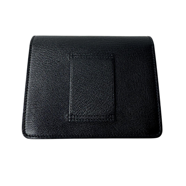 美品 エルメス HERMES ルリ スリムウォレット ブラック コインケース GD金具 U刻印 レディース