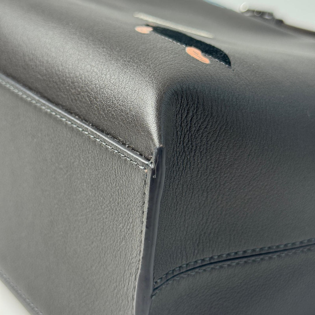 美品 ロエベ LOEWE スナ フジタ Suna Fujita コラボ キュービィ マンドラゴラ ショルダーバッグ 斜めがけ クロスボディ B906Q63X02 レディース