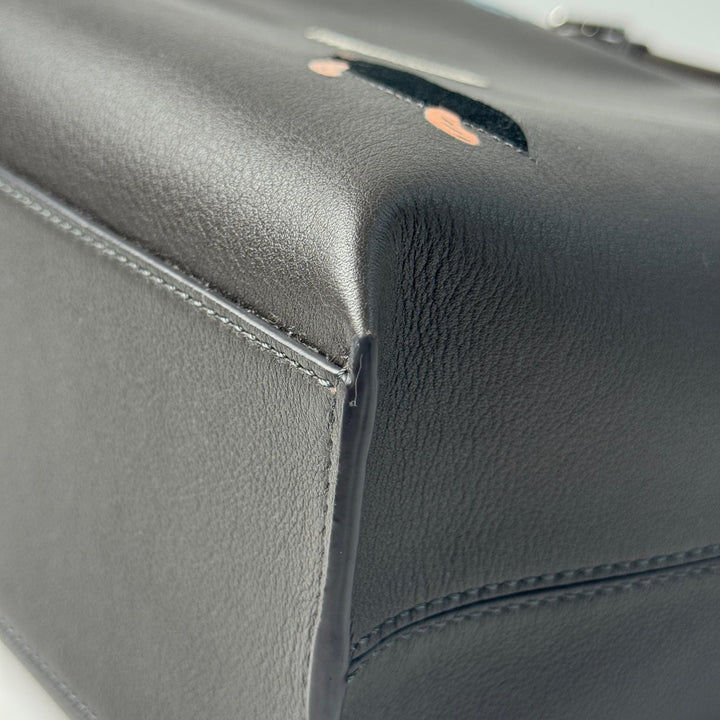 美品 ロエベ LOEWE スナ フジタ Suna Fujita コラボ キュービィ マンドラゴラ ショルダーバッグ 斜めがけ クロスボディ B906Q63X02 レディース