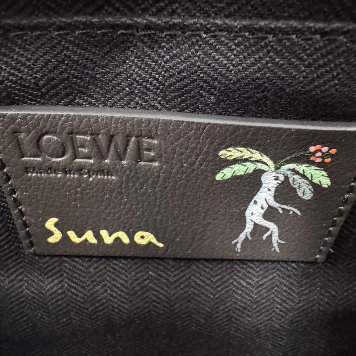 美品 ロエベ LOEWE スナ フジタ Suna Fujita コラボ キュービィ マンドラゴラ ショルダーバッグ 斜めがけ クロスボディ B906Q63X02 レディース