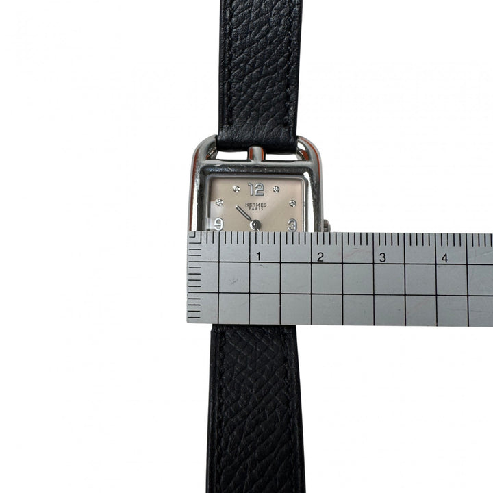 エルメス HERMES ケープコッド 腕時計 CC1.210C ドゥブルトゥール U刻印 稼働品 レディース