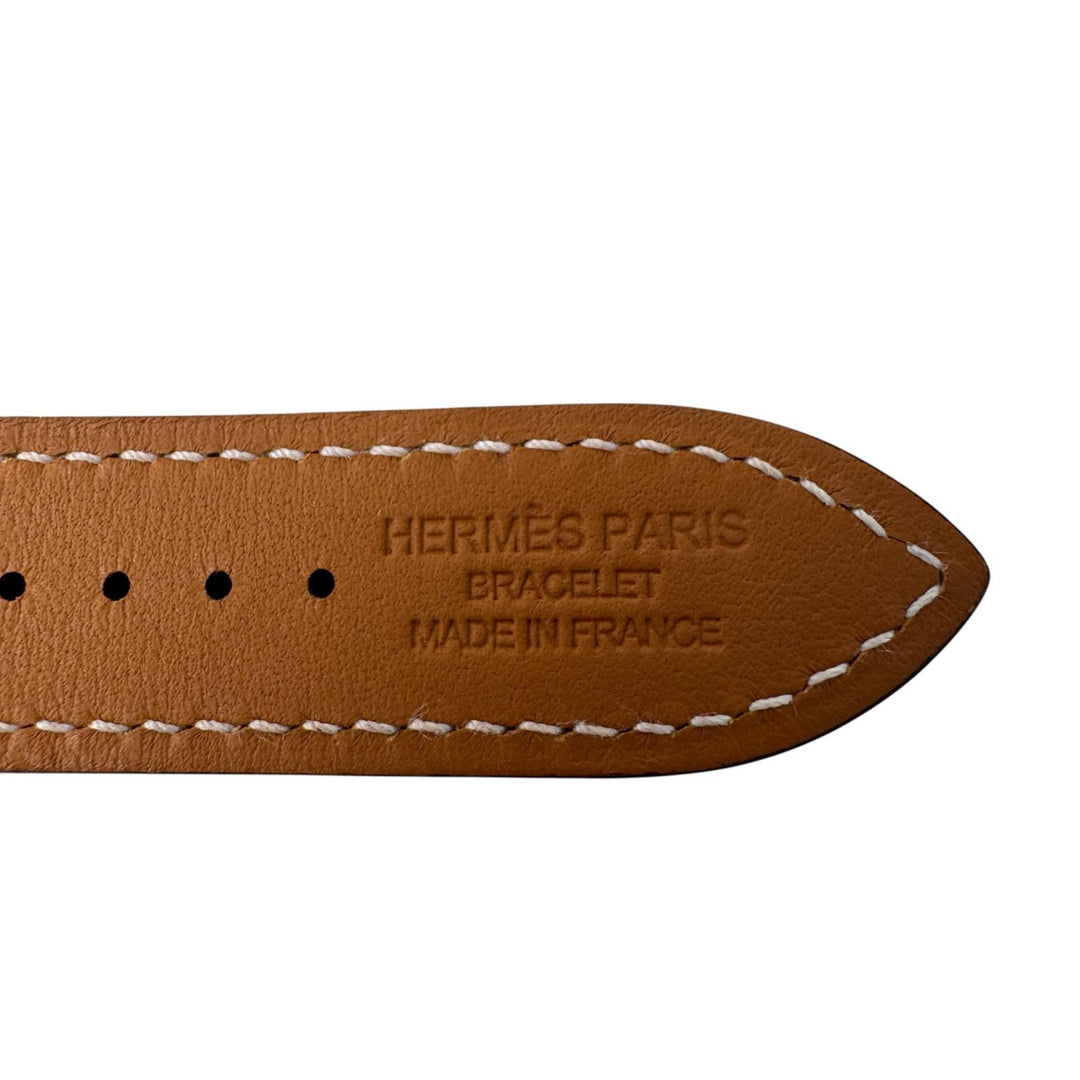 美品 エルメス HERMES アップルウォッチバンド 42mm W刻印 エトゥープ レディース