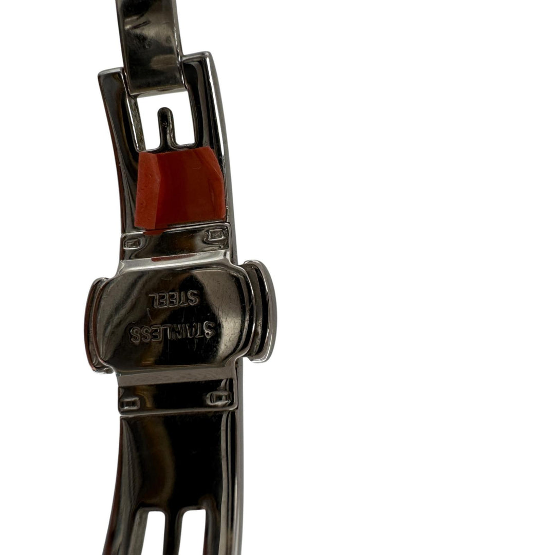 美品 CENTURY センチュリー タイムジェム 黒文字盤 SS クォーツ レディース