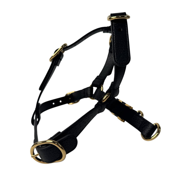 グッチ GUCCI インターロッキングG ハーネス 犬 レザー M 692963 ユニセックス
