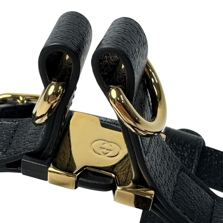 グッチ GUCCI インターロッキングG ハーネス 犬 レザー S 692963 ユニセックス