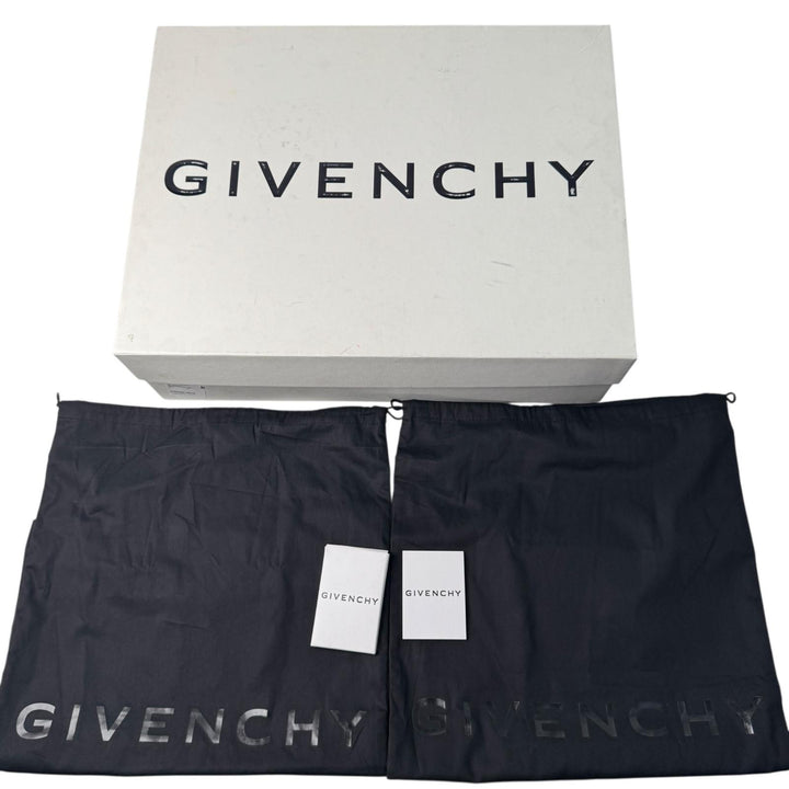美品 ジバンシィ Givenchy 4Gバックル テラ チェルシーサイドゴアレザーブーツ #41 BH603KH1BU メンズ