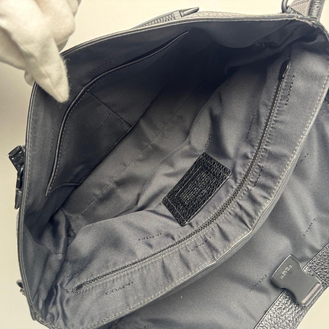 コーチ COACH ショルダーバッグ メッセンジャーバッグ 57769 ブラック 斜めがけ クロスボディ メンズ