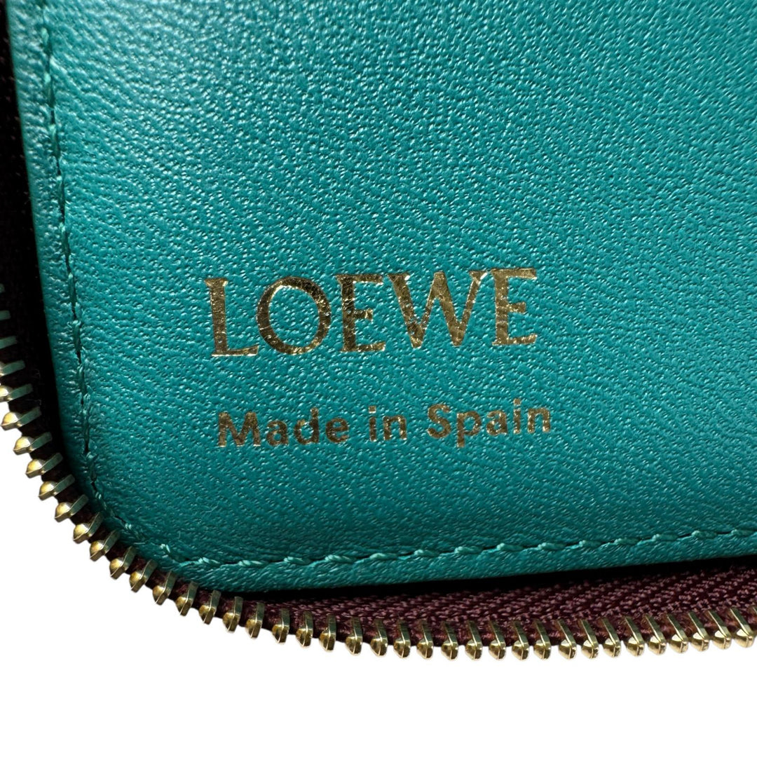 ロエベ LOEWE ノット コンパクト ジップアラウンド ウォレット レディース