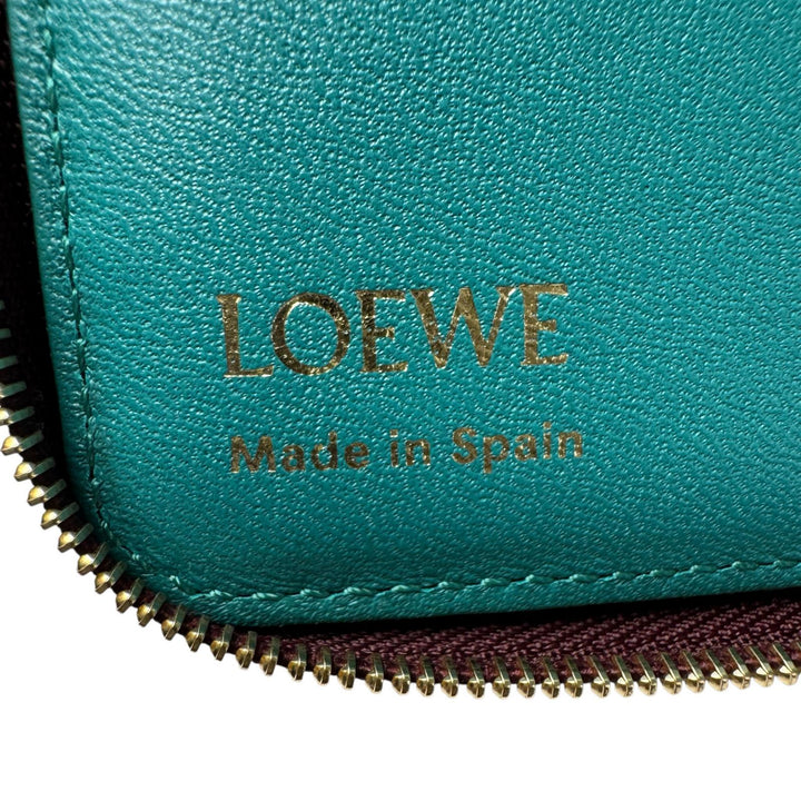 ロエベ LOEWE ノット コンパクト ジップアラウンド ウォレット レディース
