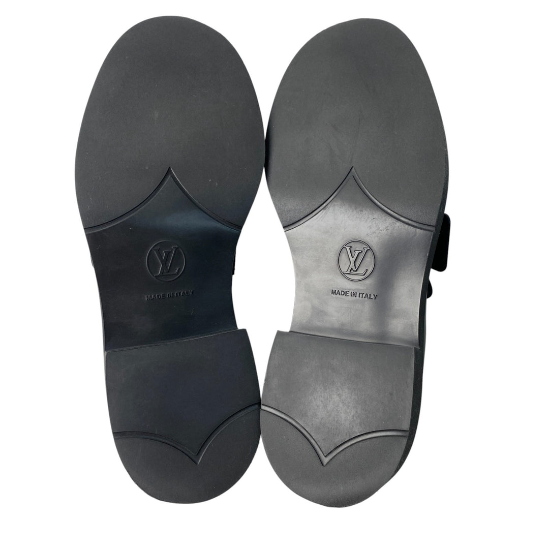 美品 ルイ ヴィトン LOUIS VUITTON レディース ローファー アカデミーライン 1AD18N #37