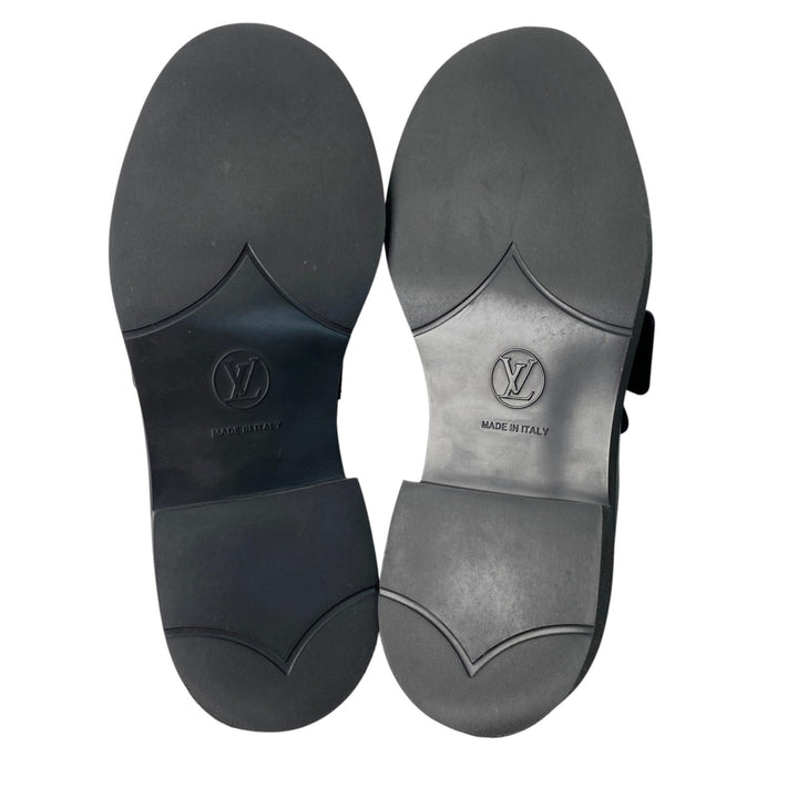 美品 ルイ ヴィトン LOUIS VUITTON レディース ローファー アカデミーライン 1AD18N #37