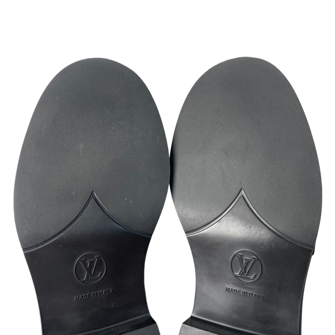 美品 ルイ ヴィトン LOUIS VUITTON レディース ローファー アカデミーライン 1AD18N #37