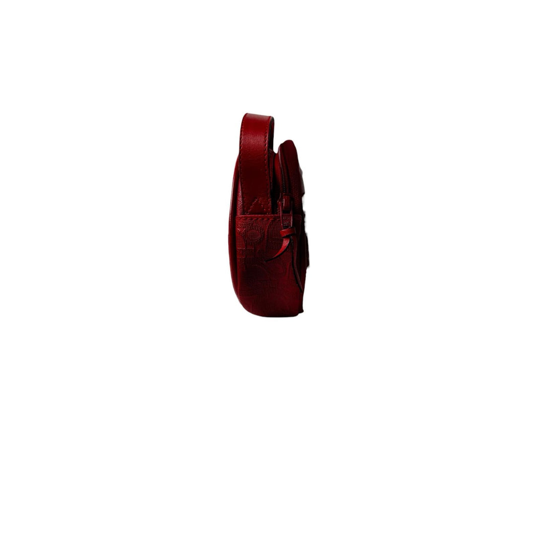 美品 クリスチャンディオール Christian Dior トロッター ミニ ハンドバッグ レッド