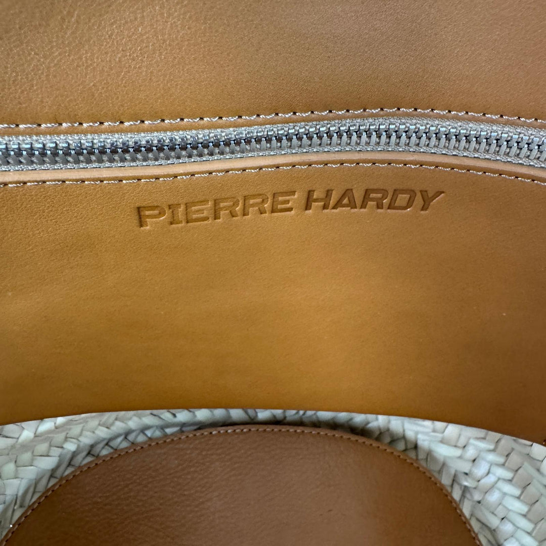 ピエールアルディ PIERRE HARDY バスケットバッグ ベージュ アルファ ラフィア カゴバッグ レディース