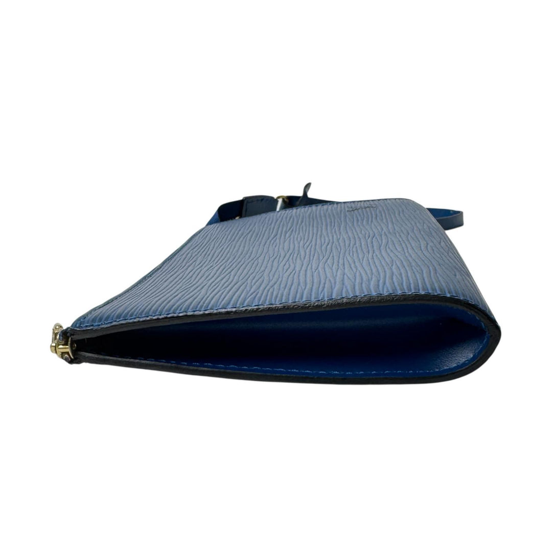 美品 ルイヴィトン LOUIS VUITTON エピ ポシェットアクセソワール M52945 AR0968 ブルー レディース