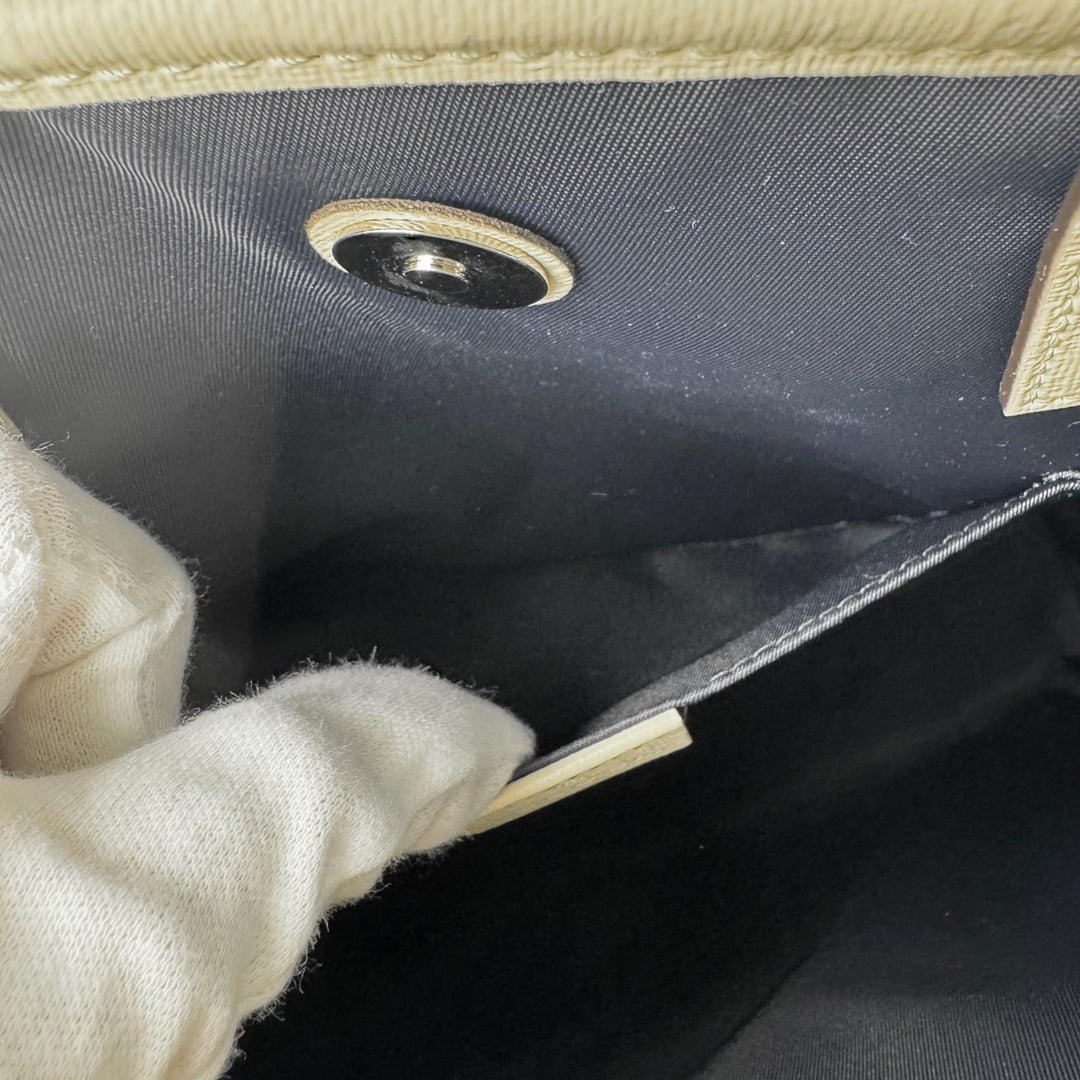 美品 グッチ GUCCI ダブルG デニムキャンバス トートバッグ 605614 レディース