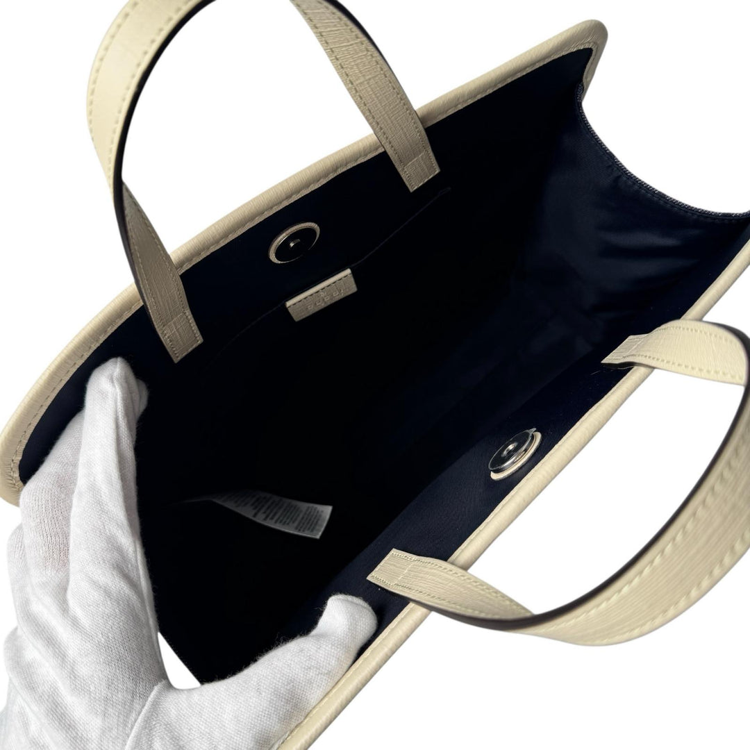 美品 グッチ GUCCI ダブルG デニムキャンバス トートバッグ 605614 レディース