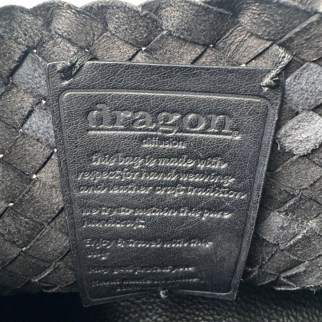 美品 ドラゴン ディフュージョン DRAGON DIFFUSION 編み込み トートバッグ レザー レディース