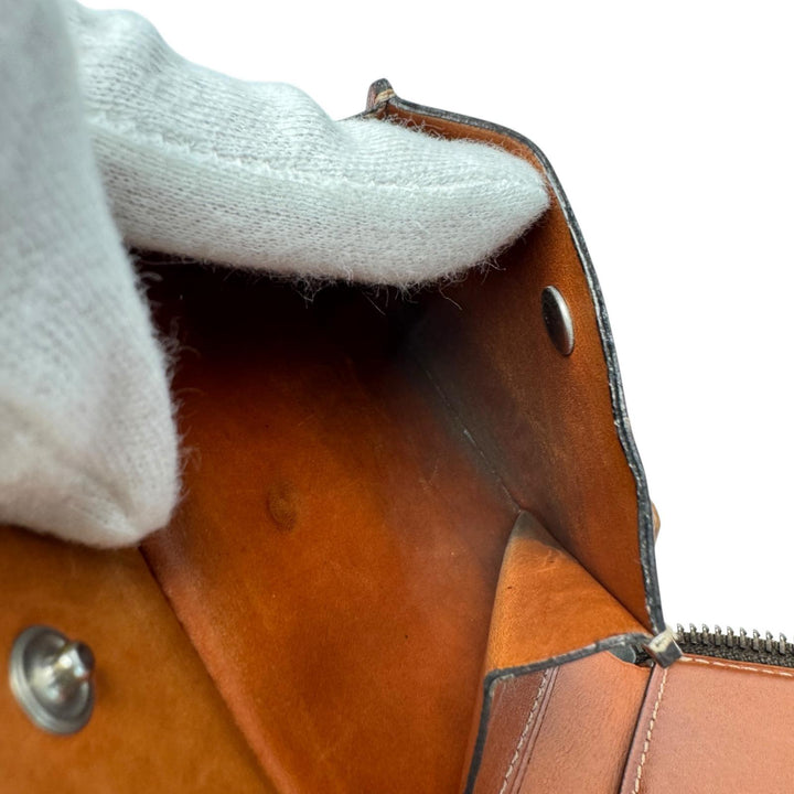 ベルルッティ Berluti カリグラフィ レザー ジップ付き 折り財布 メンズ