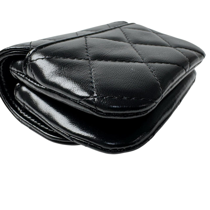 美品 シャネル CHANEL バッグチャーム マトラッセ ココマーク 小物入れ レディース