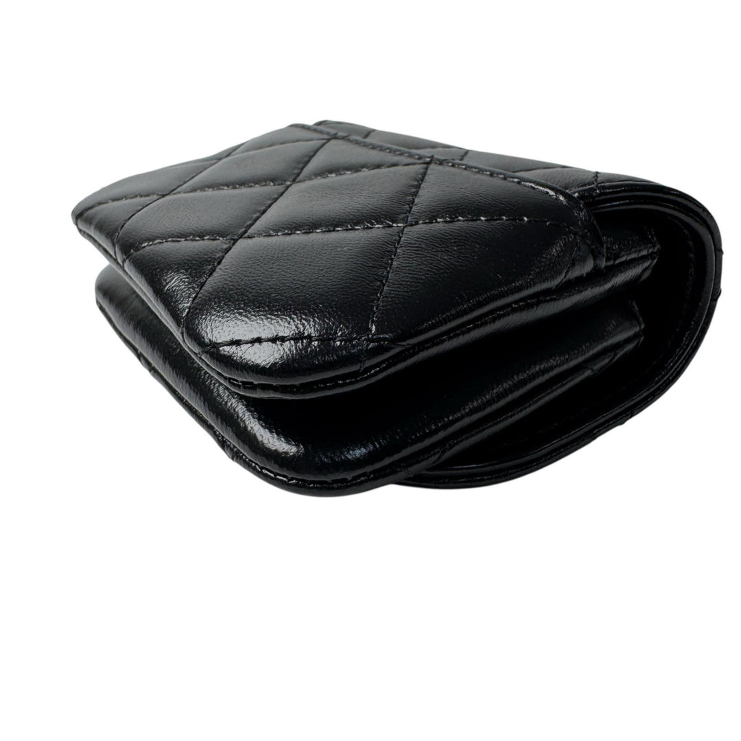 美品 シャネル CHANEL バッグチャーム マトラッセ ココマーク 小物入れ レディース