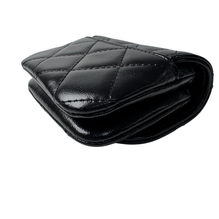 美品 シャネル CHANEL バッグチャーム マトラッセ ココマーク 小物入れ レディース