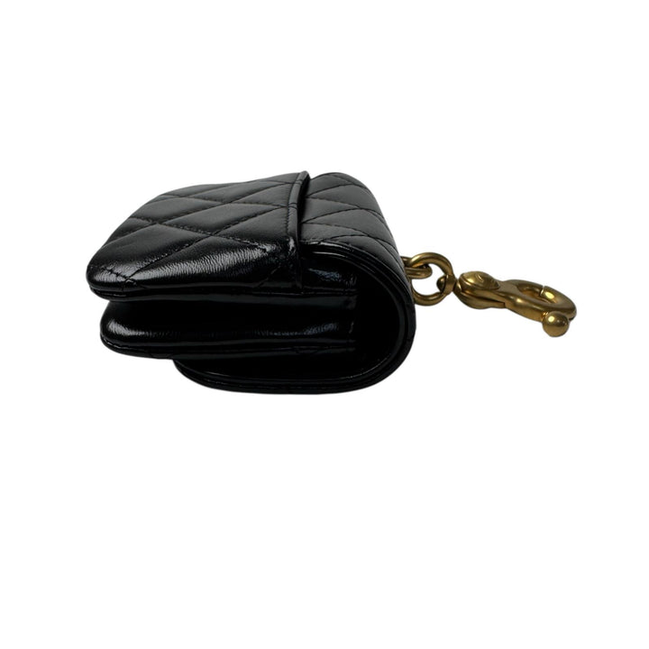 美品 シャネル CHANEL バッグチャーム マトラッセ ココマーク 小物入れ レディース