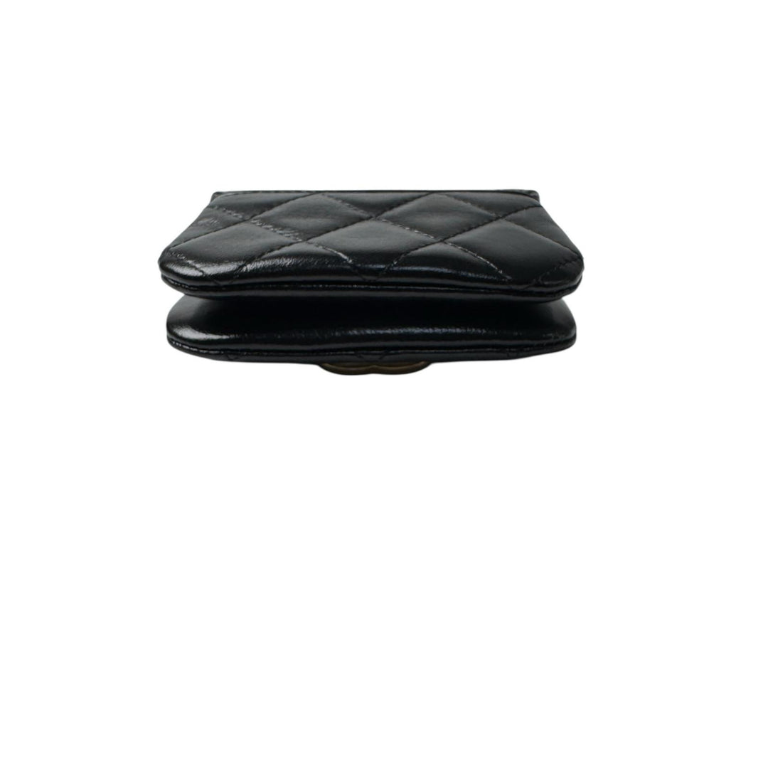 美品 シャネル CHANEL バッグチャーム マトラッセ ココマーク 小物入れ レディース