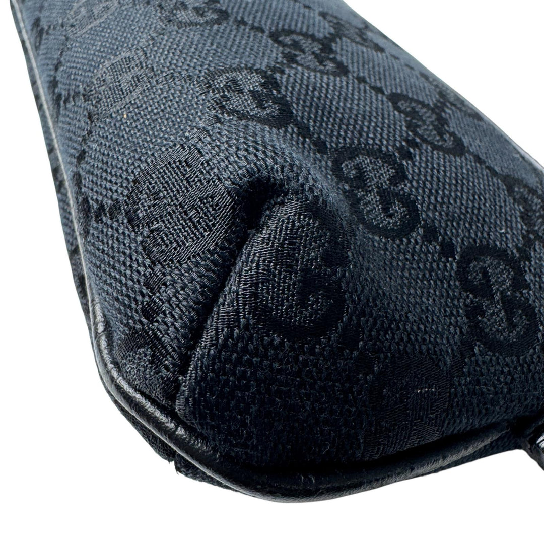 美品 グッチ GUCCI GGキャンバス ポーチ シェリーライン バッグチャーム レディース