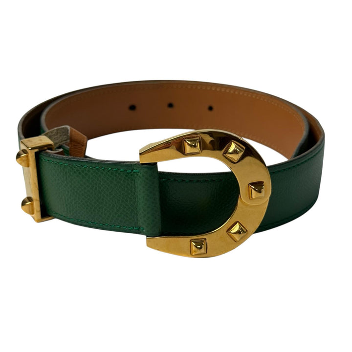 エルメス HERMES ホース シューベルト 馬蹄 GD金具 #70 ◯U刻印 ビンテージ レディース