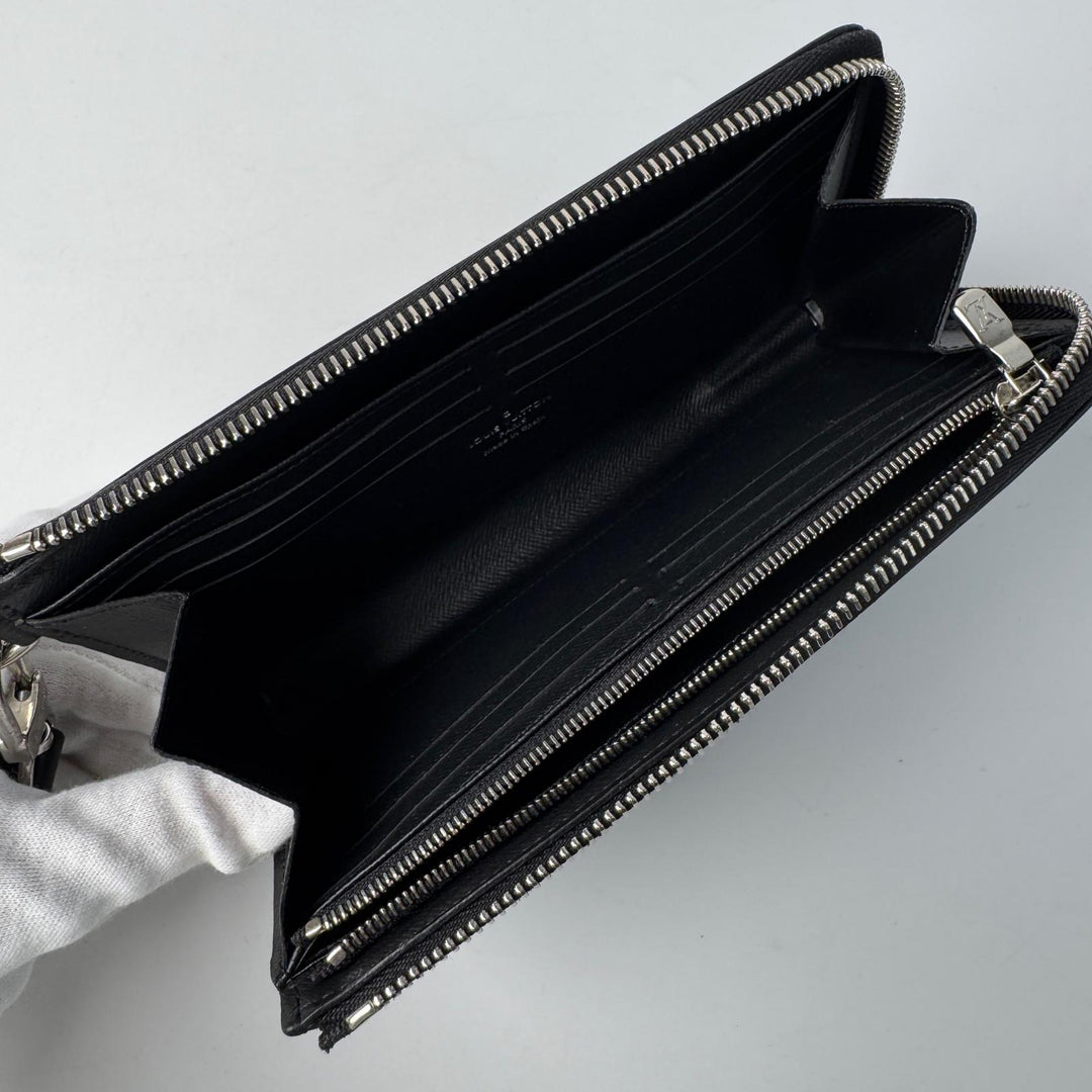 ルイヴィトン LOUIS VUITTON ジッピー ドラゴンヌ エピ ノワール M81325 IC 長財布 メンズ