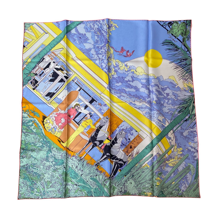 新品 タグ付き エルメス HERMES レディース カレ70 ランデヴー・ギャラン