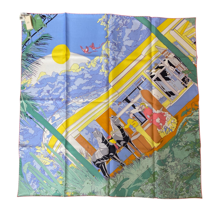 新品 タグ付き エルメス HERMES レディース カレ70 ランデヴー・ギャラン