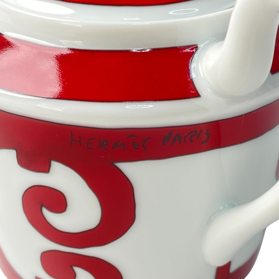 美品 エルメス HERMES ガダルキヴィール シュガーポット