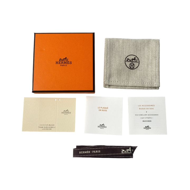 新品 エルメス HERMES レディース グレナンドゥブルトゥールT2 PG金具 ブレスレット