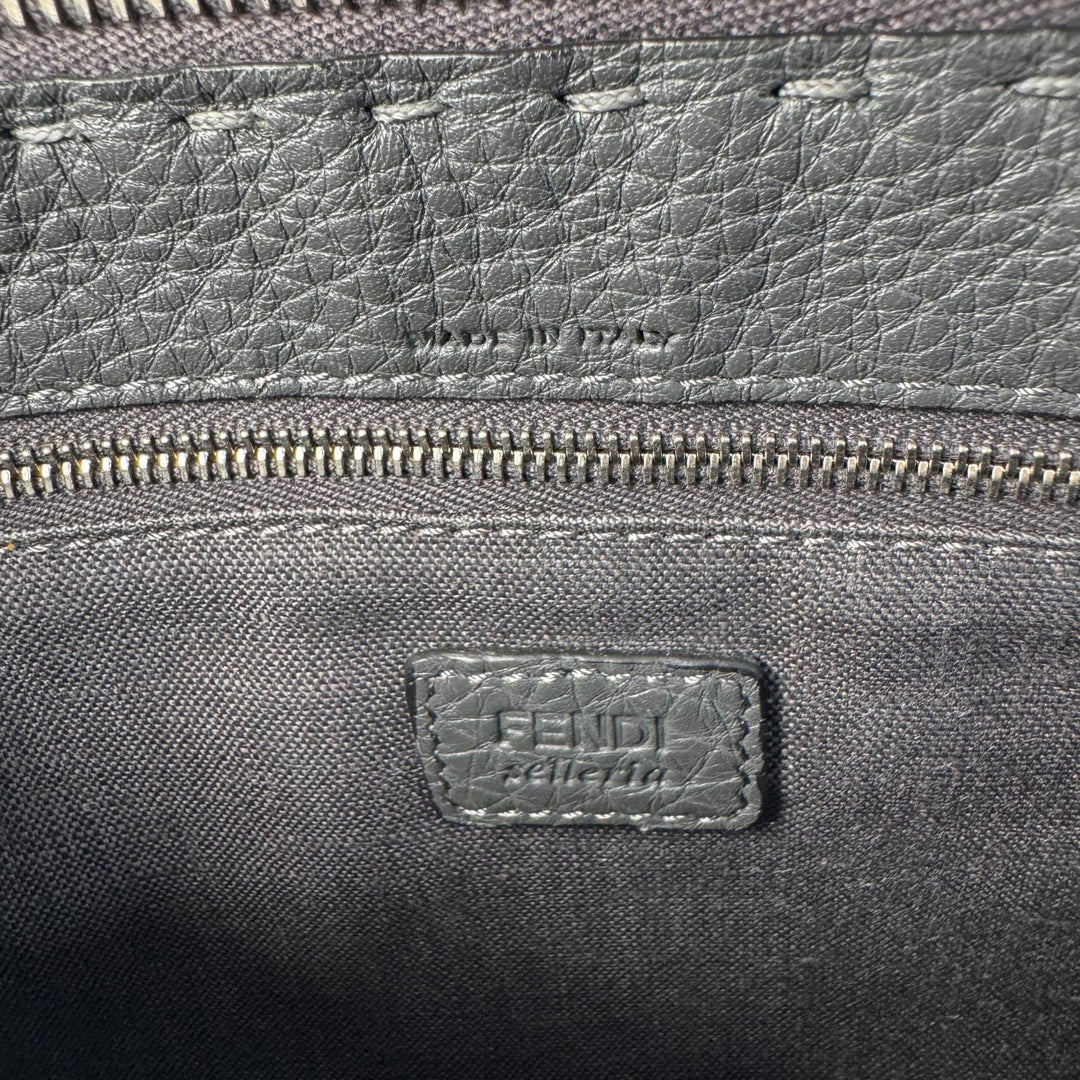 フェンディ FENDI セレリア クラッチバッグ 7VA350 ダークグレー メンズ