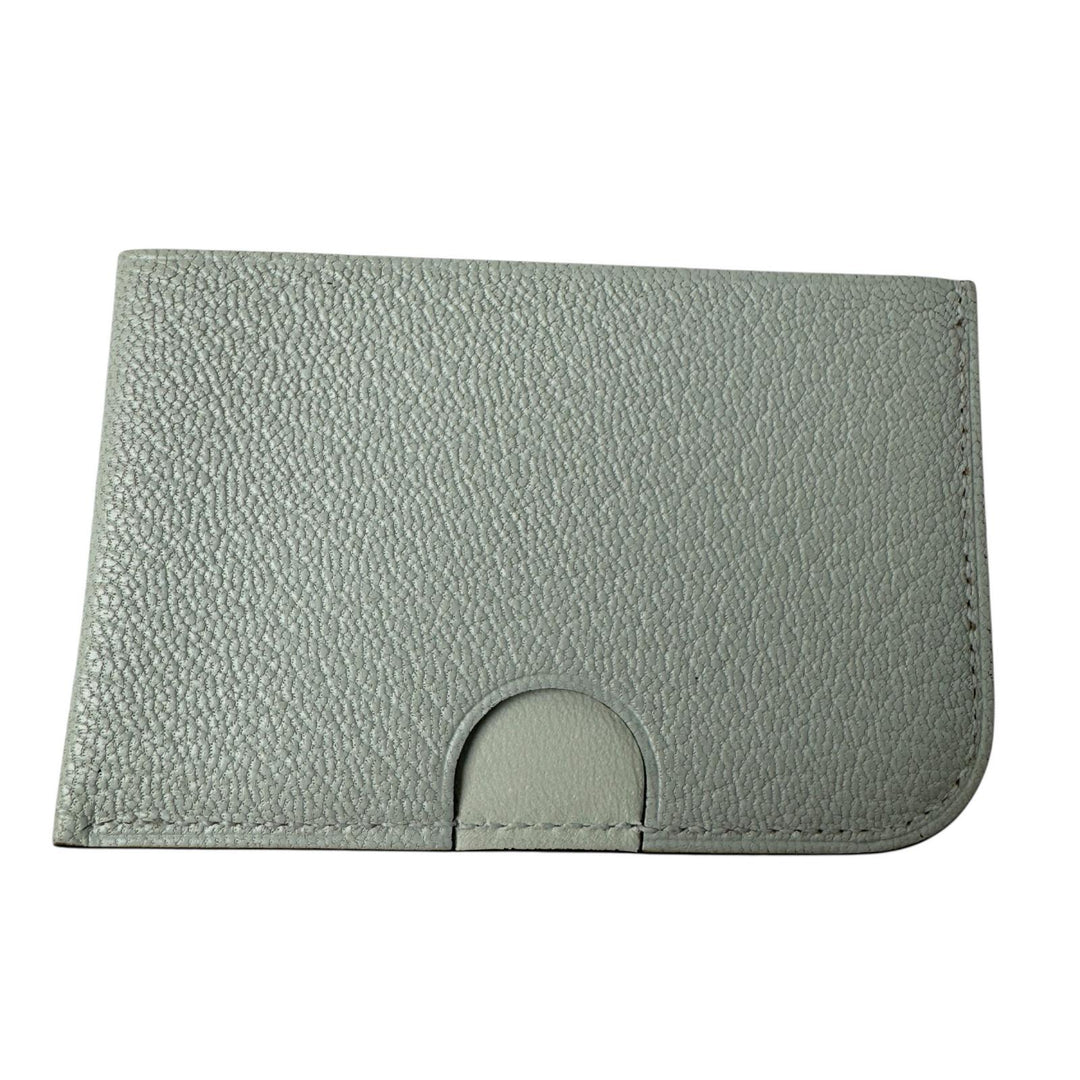 美品 エルメス HERMES ポワソン カードホルダー シェブルミゾル W刻印 レディース