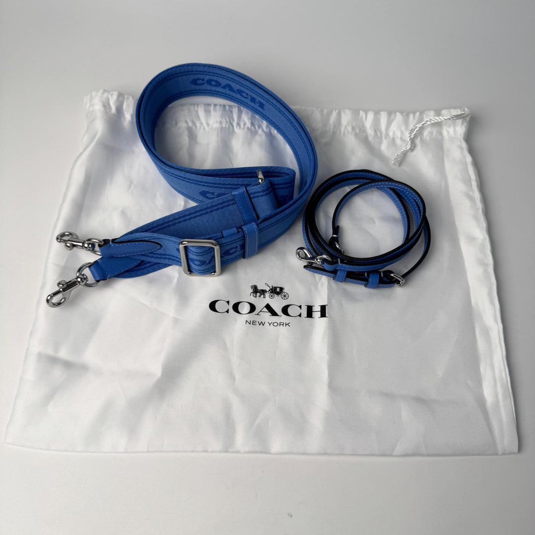 新品同様 コーチ coach トート16 シグネチャー インテリア 2way ショルダーバッグ ハンドバッグ 斜めがけ クロスボディレディース