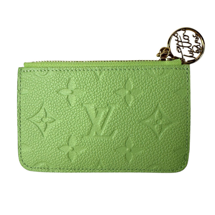 新品同様 ルイヴィトン LOUIS VUITTON モノグラム アンプラント ポルト カルト ロミー M27668 IC レディース