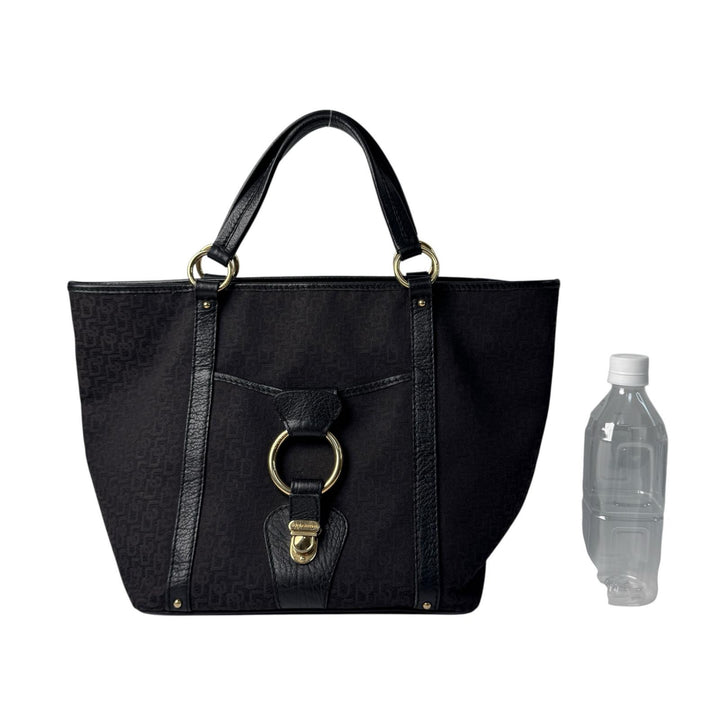 ドルチェ＆ガッバーナ D&G Dolce＆Gabbana ロゴ キャンバス レザー ヴィンテージ トートバッグ レディース