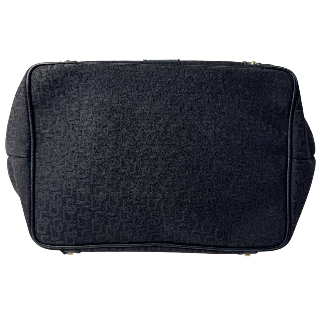 ドルチェ＆ガッバーナ D&G Dolce＆Gabbana ロゴ キャンバス レザー ヴィンテージ トートバッグ レディース