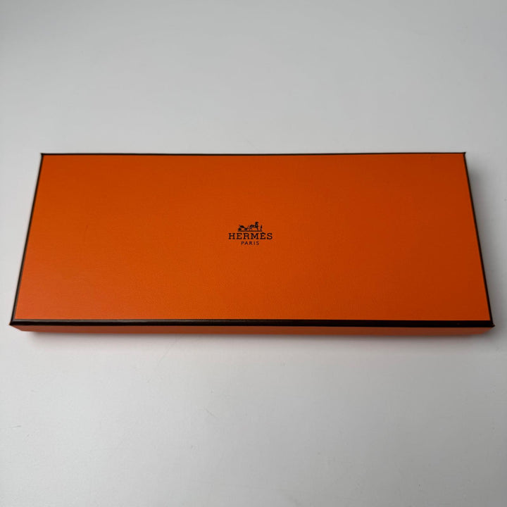 美品 エルメス HERMES ロデオ チャームPM 黒 シエンヌ ゴールド ラムスキン W刻印 レディース