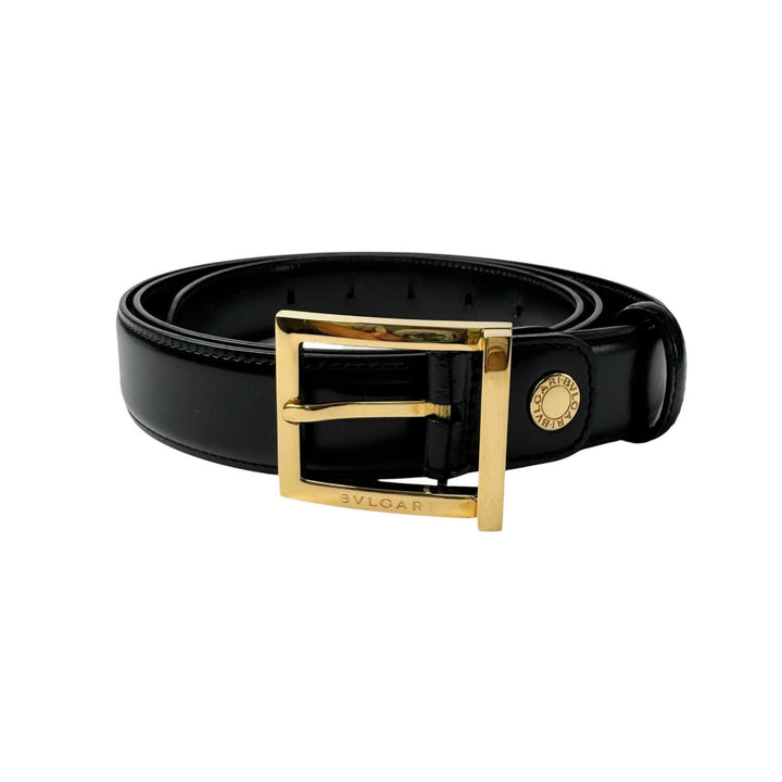 ブルガリ BVLGARI ベルト ゴールドバックル メンズ