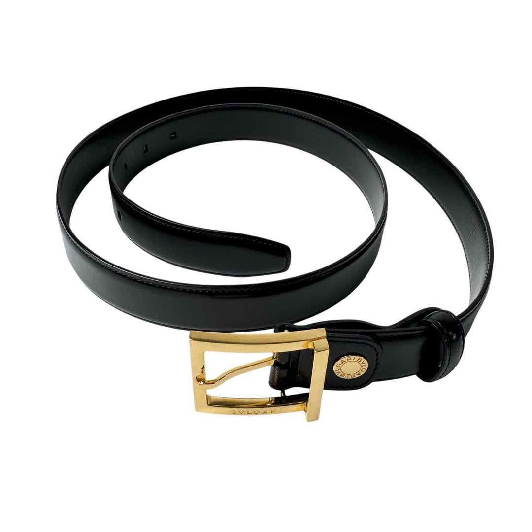 ブルガリ BVLGARI ベルト ゴールドバックル メンズ