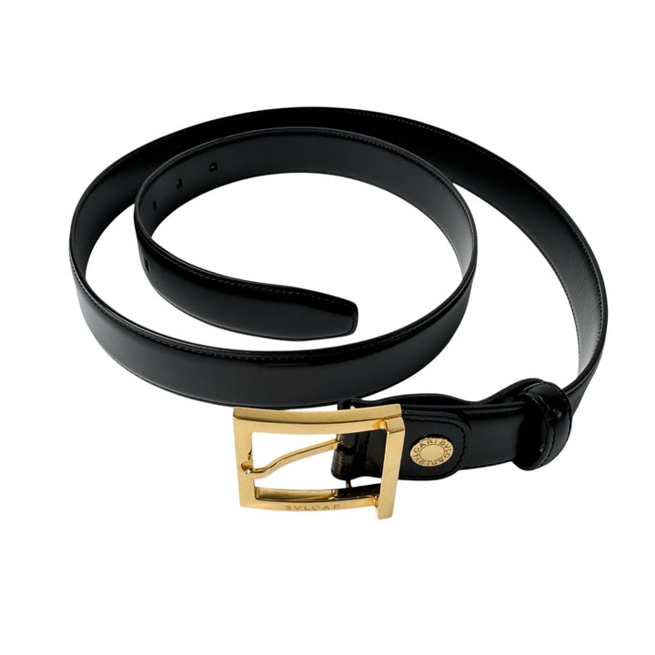 ブルガリ BVLGARI ベルト ゴールドバックル メンズ