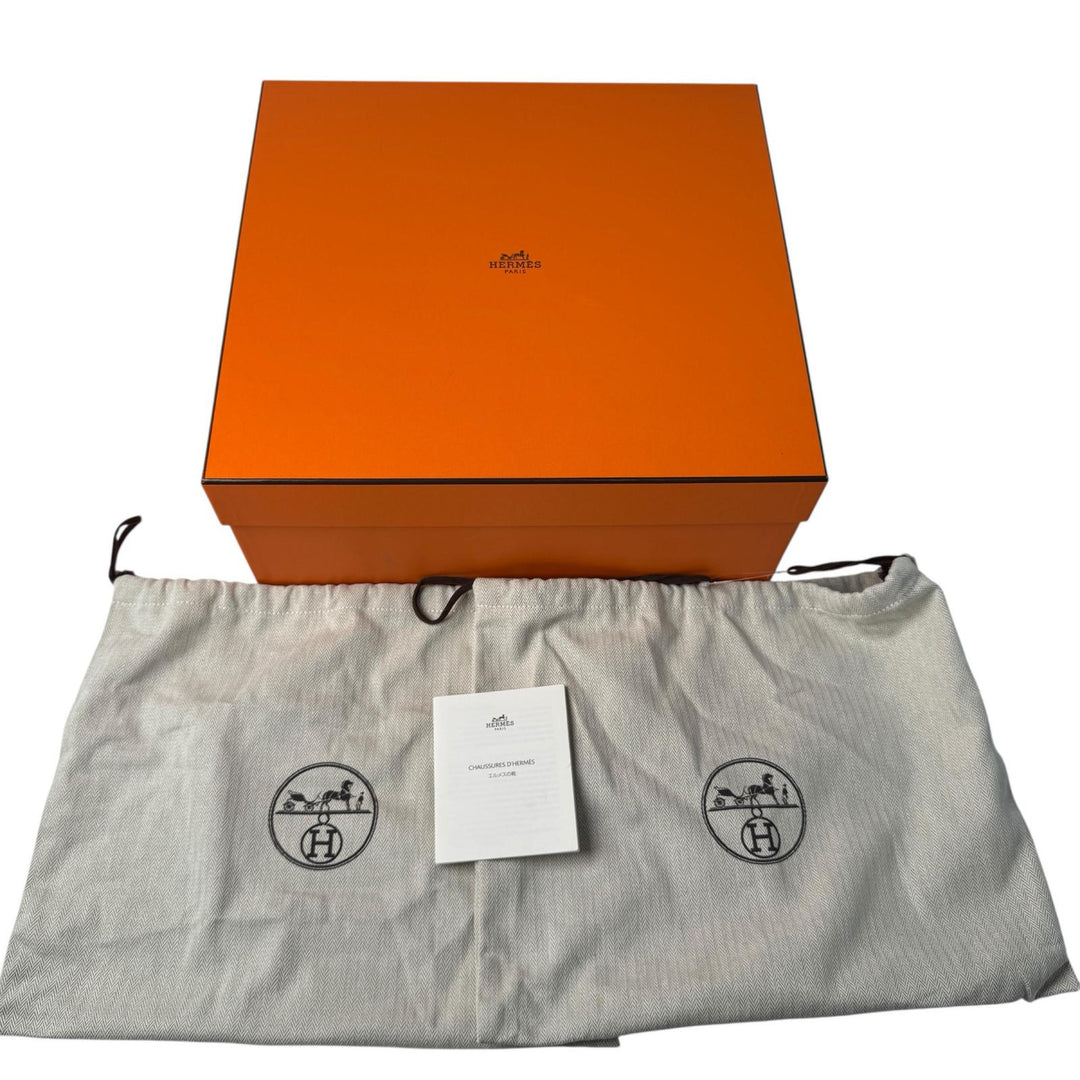 未使用 エルメス HERMES ファンク ケリーブーツ ♯35 レザー ブラック レディース